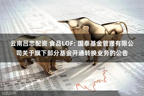云南吕忠配资 食品LOF: 国泰基金管理有限公司关于旗下部分基金开通转换业务的公告